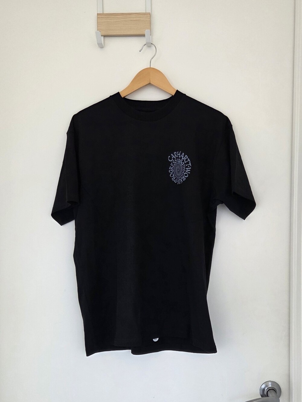 Carhartt Work In Progress Black Spirals T-shirt